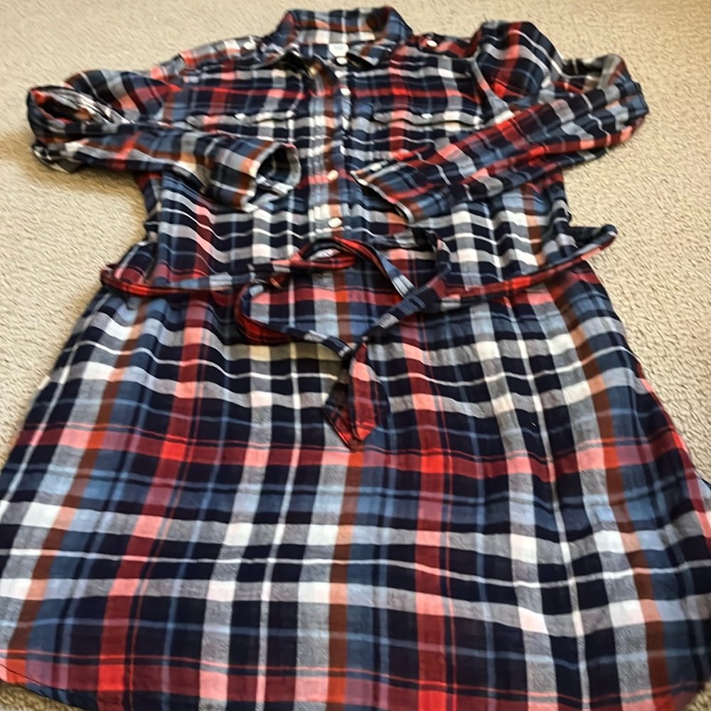 Gap Gauze Shirt Dress NEW Suze xs